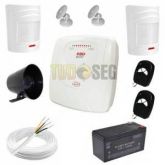 Kit Alarme Res. / Com. 2 Sensores de Presença s/fio e discad